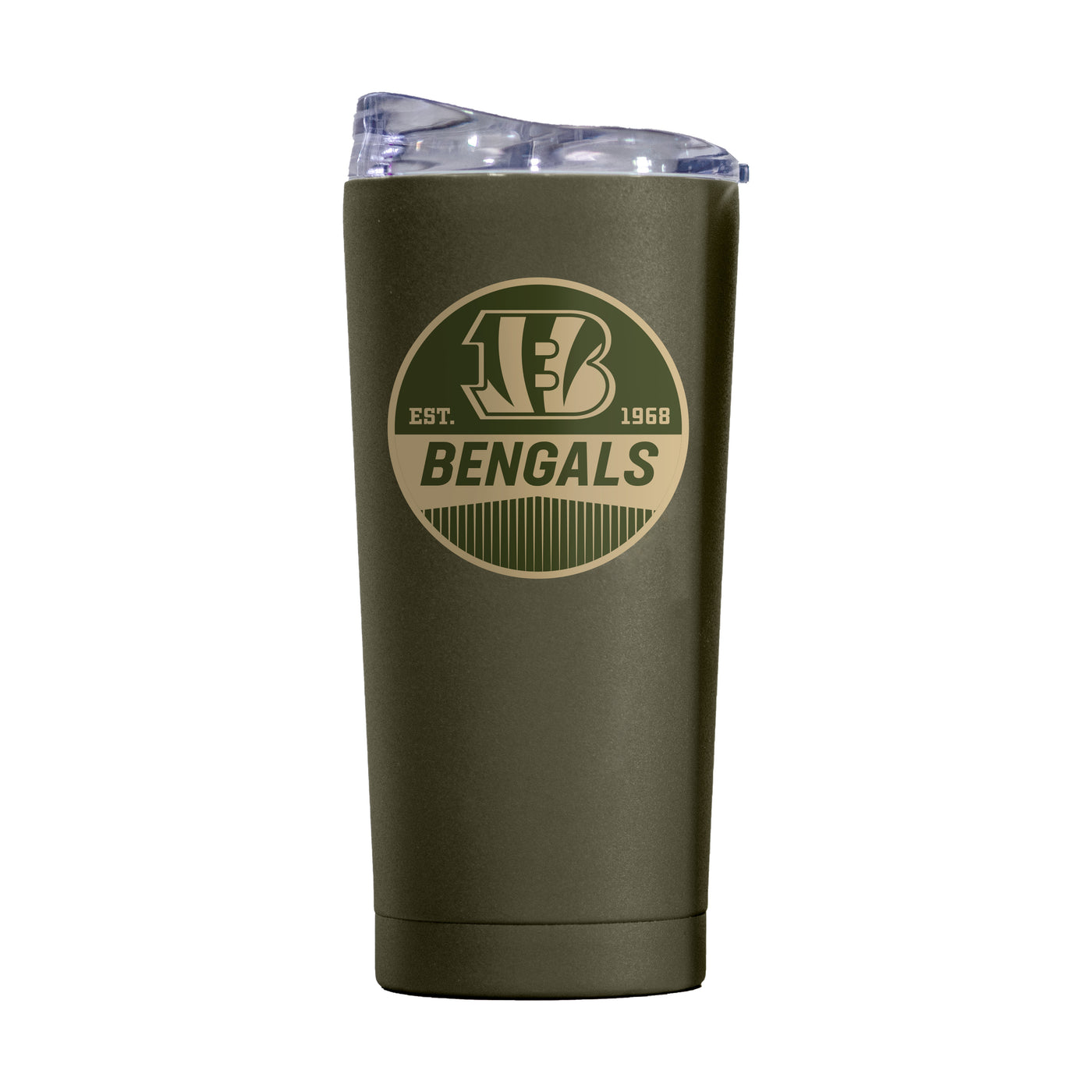 Cincinnati Bengals 20oz Badge Powder Coat Tumbler