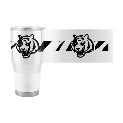 Cincinnati Bengals White Tiger 30oz Stainless Steel Tumbler