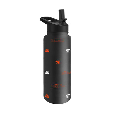 Cincinnati Bengals 34oz Step And Repeat Quencher Bottle