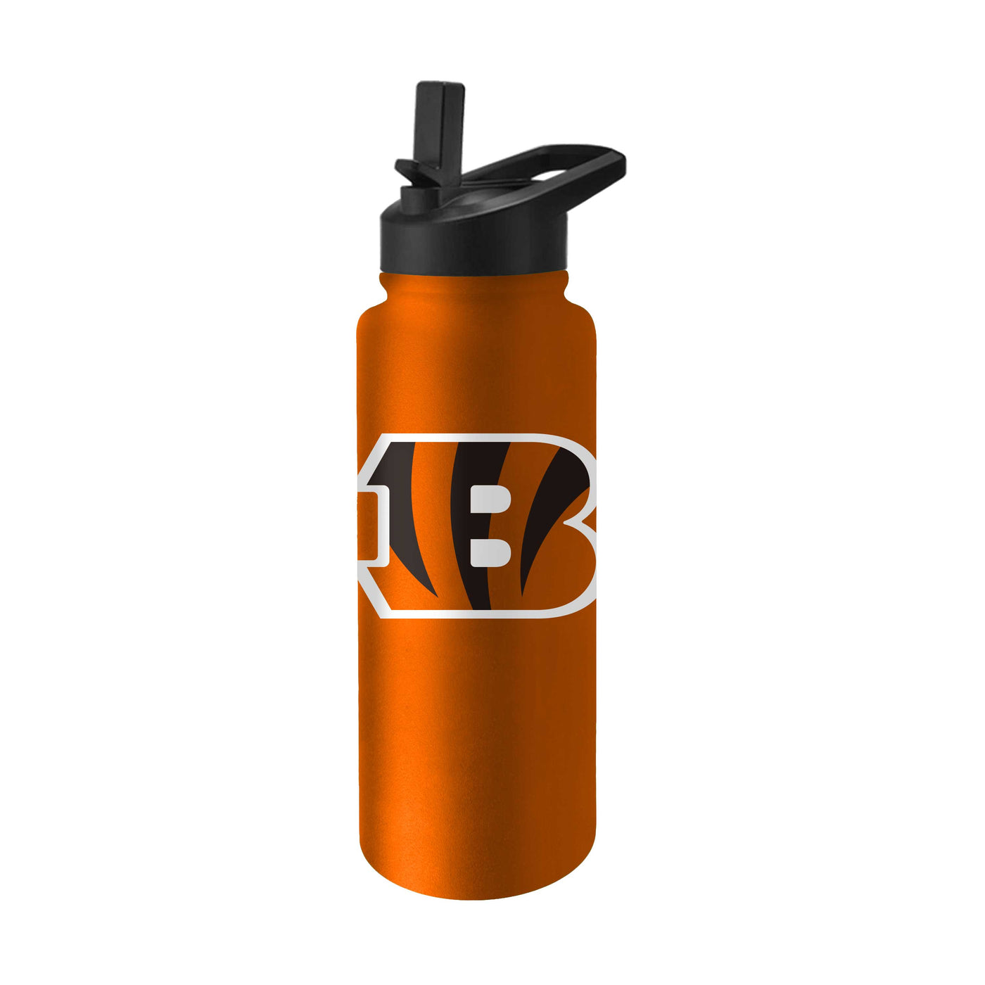 Cincinnati Bengals Quencher Logo Flip Top Water Bottle