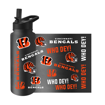 Cincinnati Bengals 34oz Native Quencher Bottle