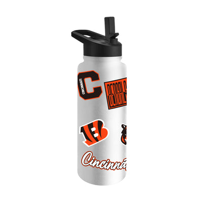 Cincinnati Bengals Dreamweave 34oz Quencher Bottle