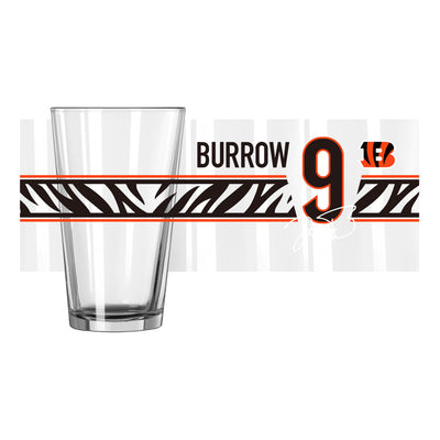 Joe Burrow 16oz Pint Glass