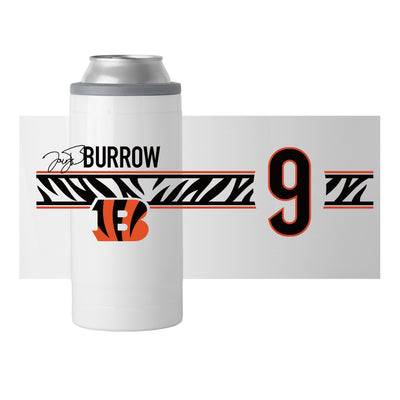 Cincinnati Bengals 12oz Joe Burrow Slim Can Coolie