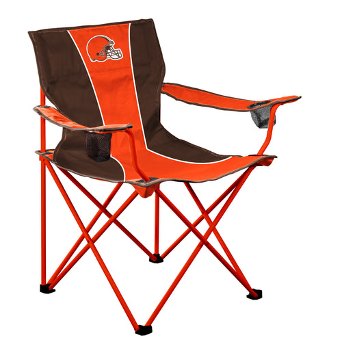 Cleveland Browns Big Boy Chair with colored frame, sports-themed furniture for kids, by Logo Brands.