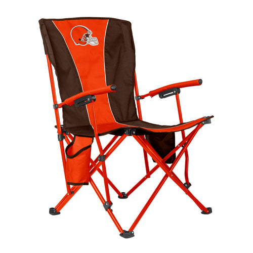 Cleveland Browns Big Boy hard arm chair featuring team logo and brown sports furniture design for fans.