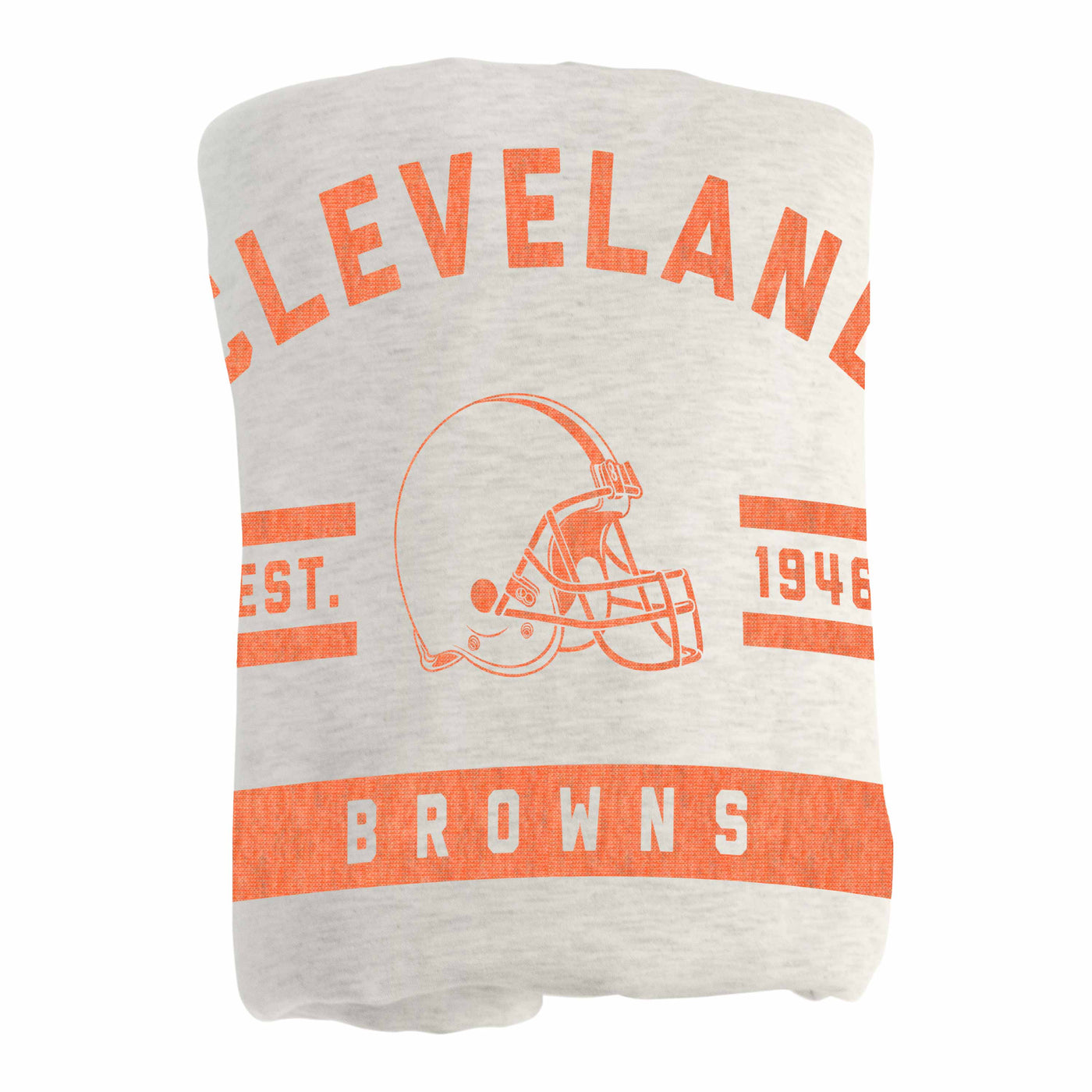 Cleveland Browns Oatmeal Sweatshirt Blanket