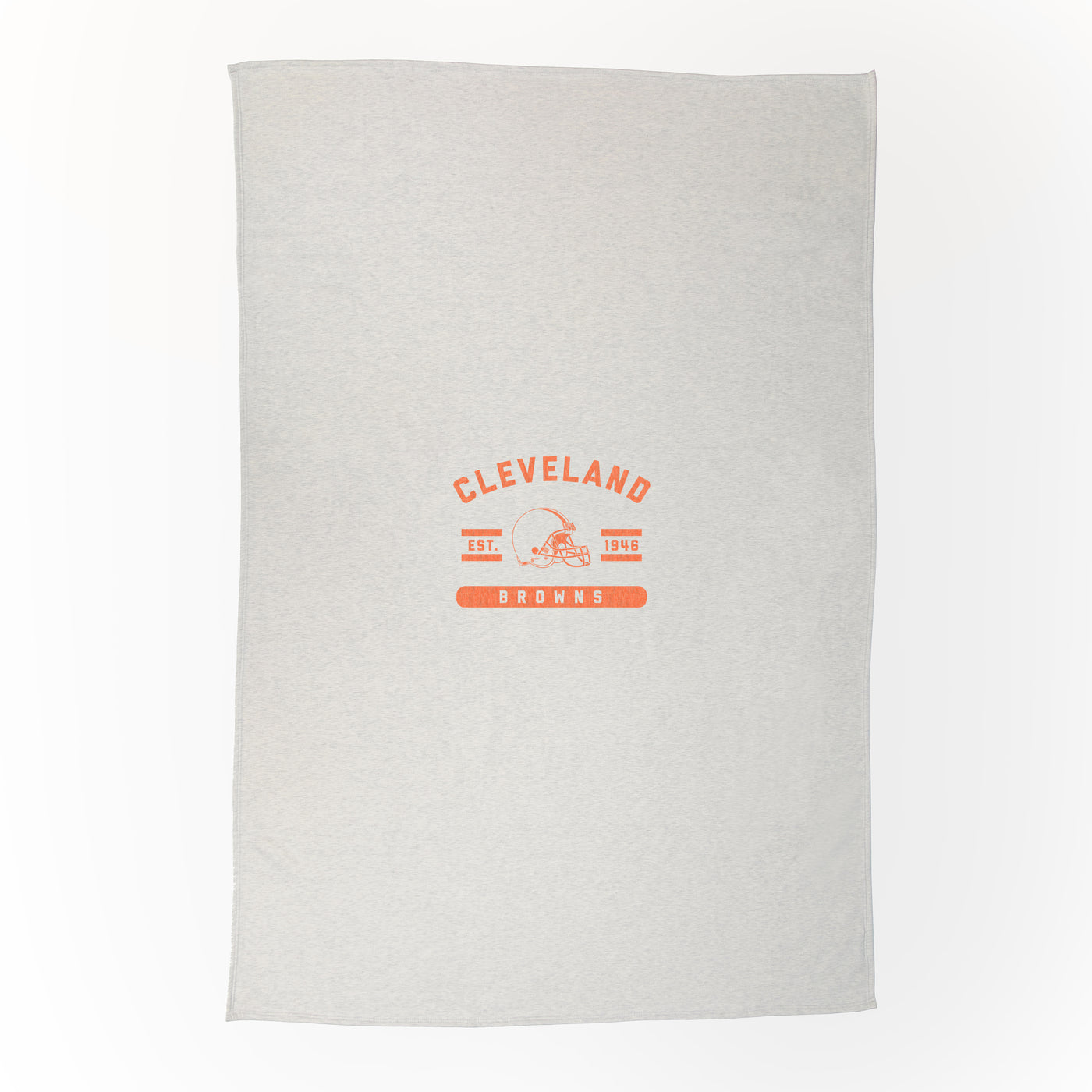 Cleveland Browns Oatmeal Sweatshirt Blanket - Logo Brands