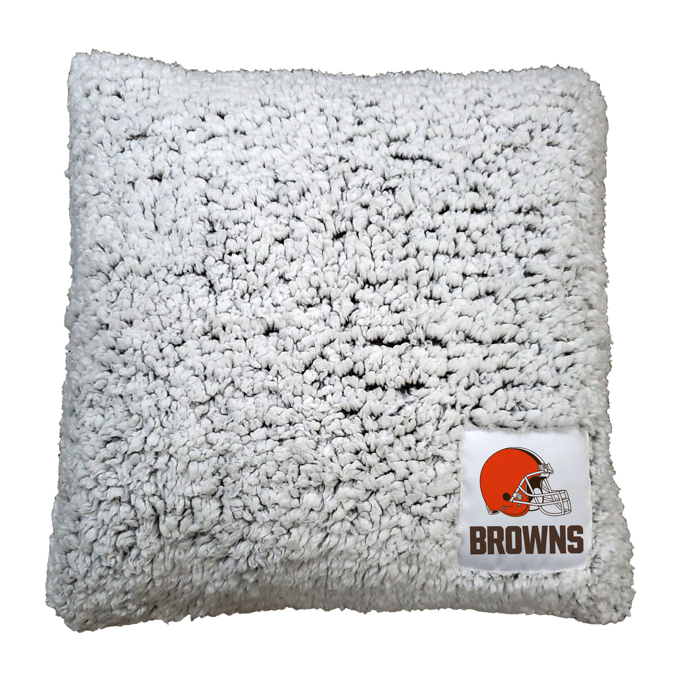 Cleveland Browns Frosty Throw Pillow - Logo Brands