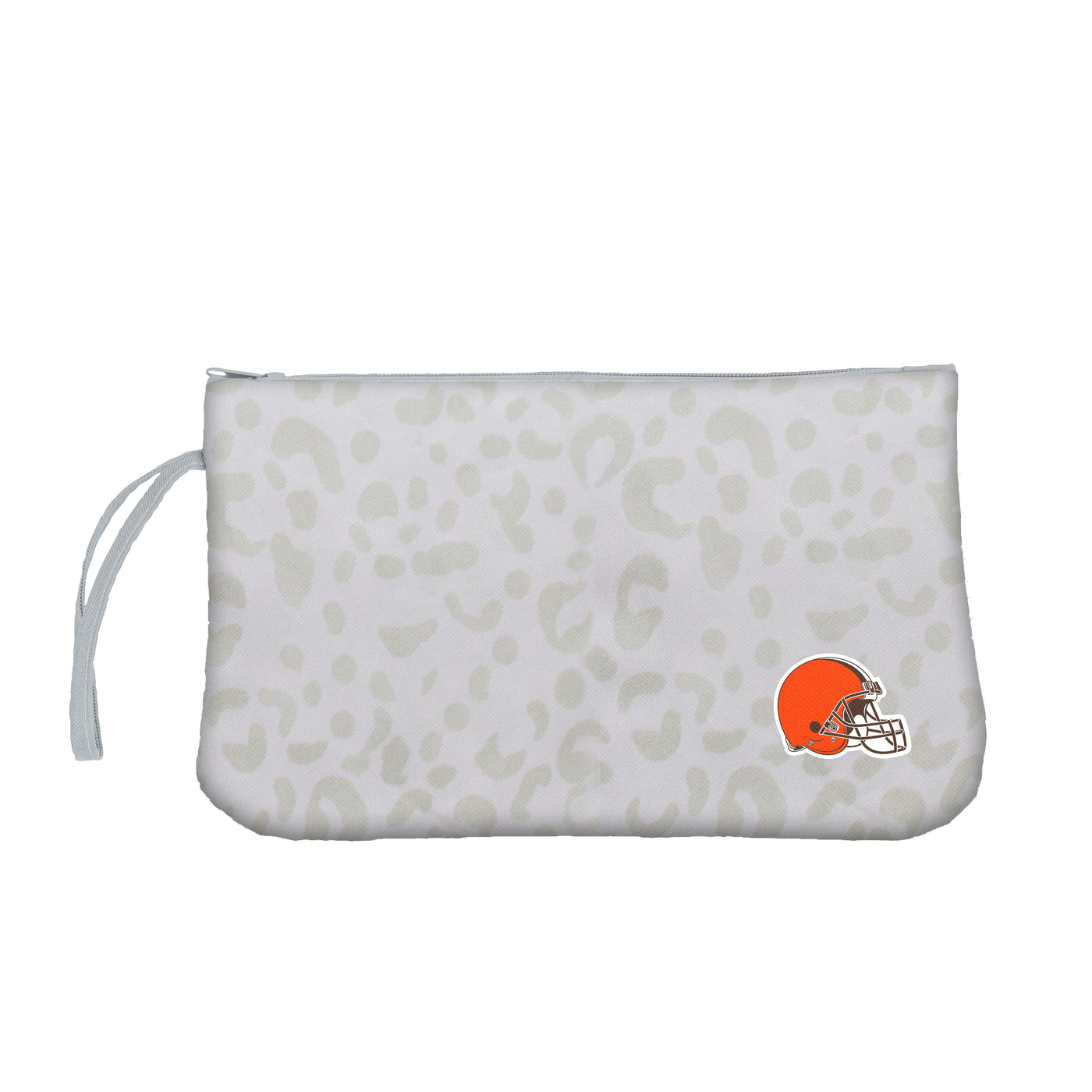 Cleveland Browns Leopard Print Wristlet