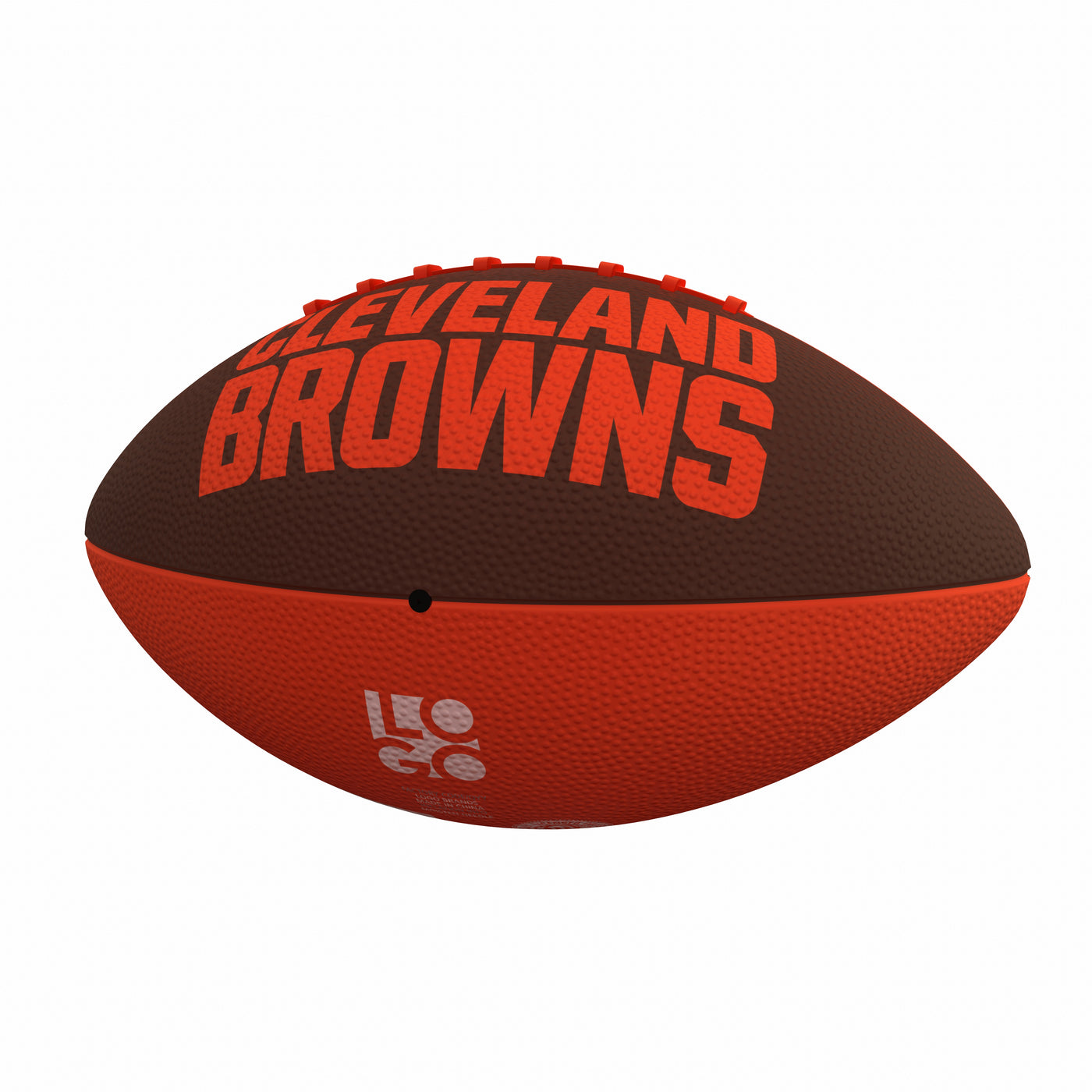 Cleveland Browns Pinwheel Logo Junior-Size Rubber Football