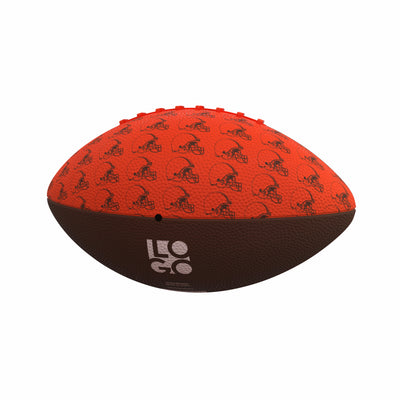 Cleveland Browns Repeating Mini-Size Rubber Football