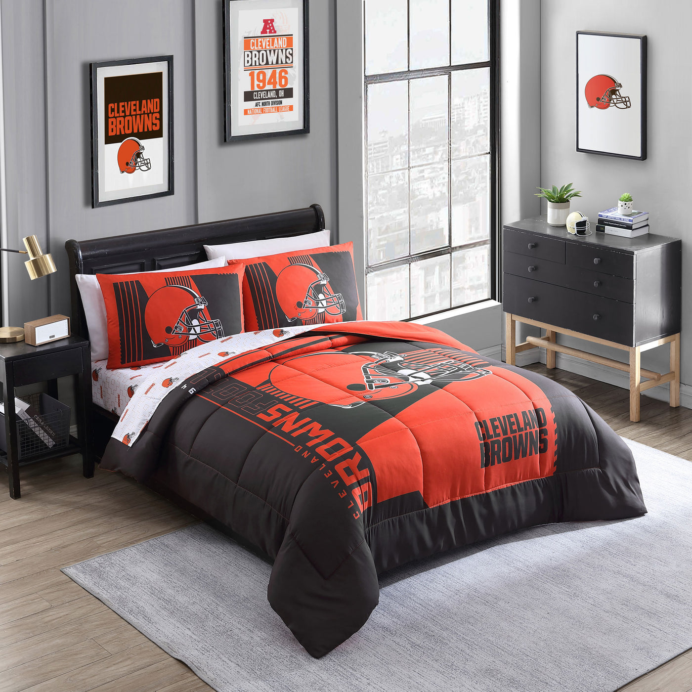 Cleveland Browns Status Bed In A Bag Full