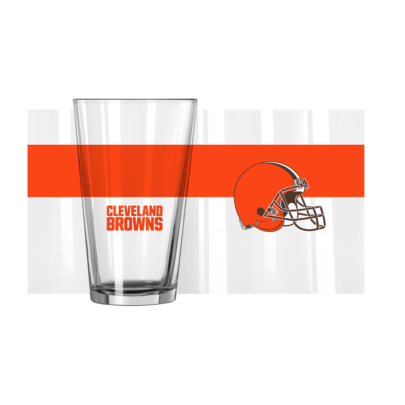 Cleveland Browns 16oz Colorblock Pint Glass - Logo Brands