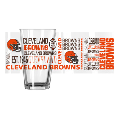 Cleveland Browns 16oz Spirit Pint Glass