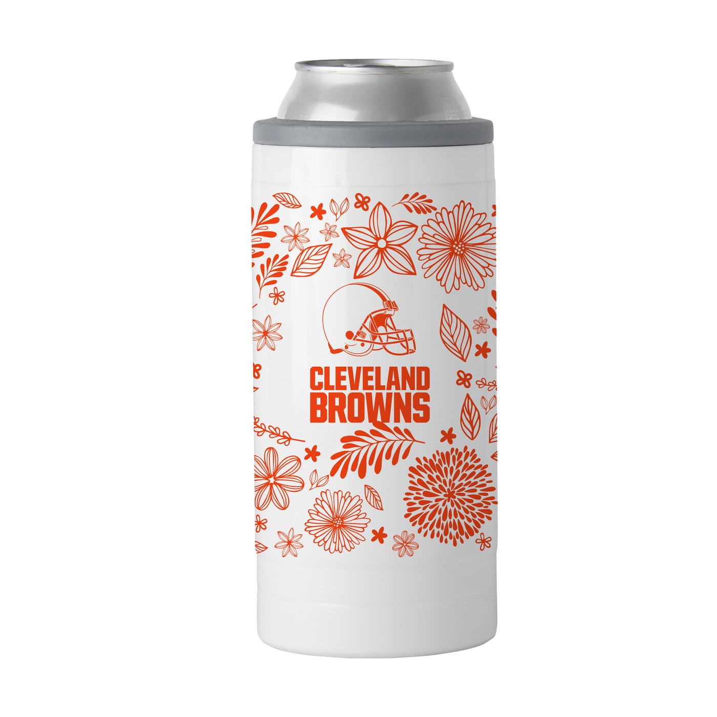 Cleveland Browns 12oz Botanical Slim Can Coolie