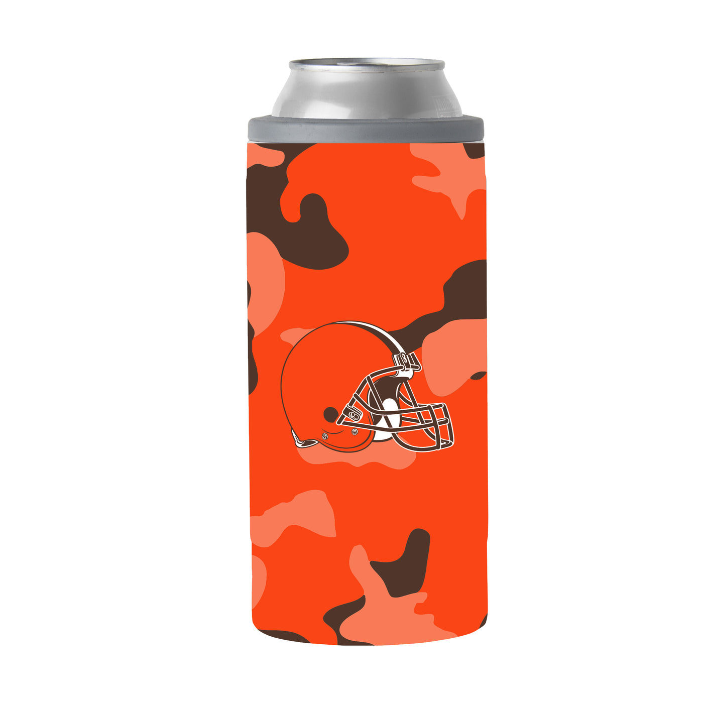 Cleveland Browns Camo Swagger 12oz Slim Can Coolie