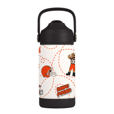 Cleveland Browns 12oz Mascot SS Kids Bottle