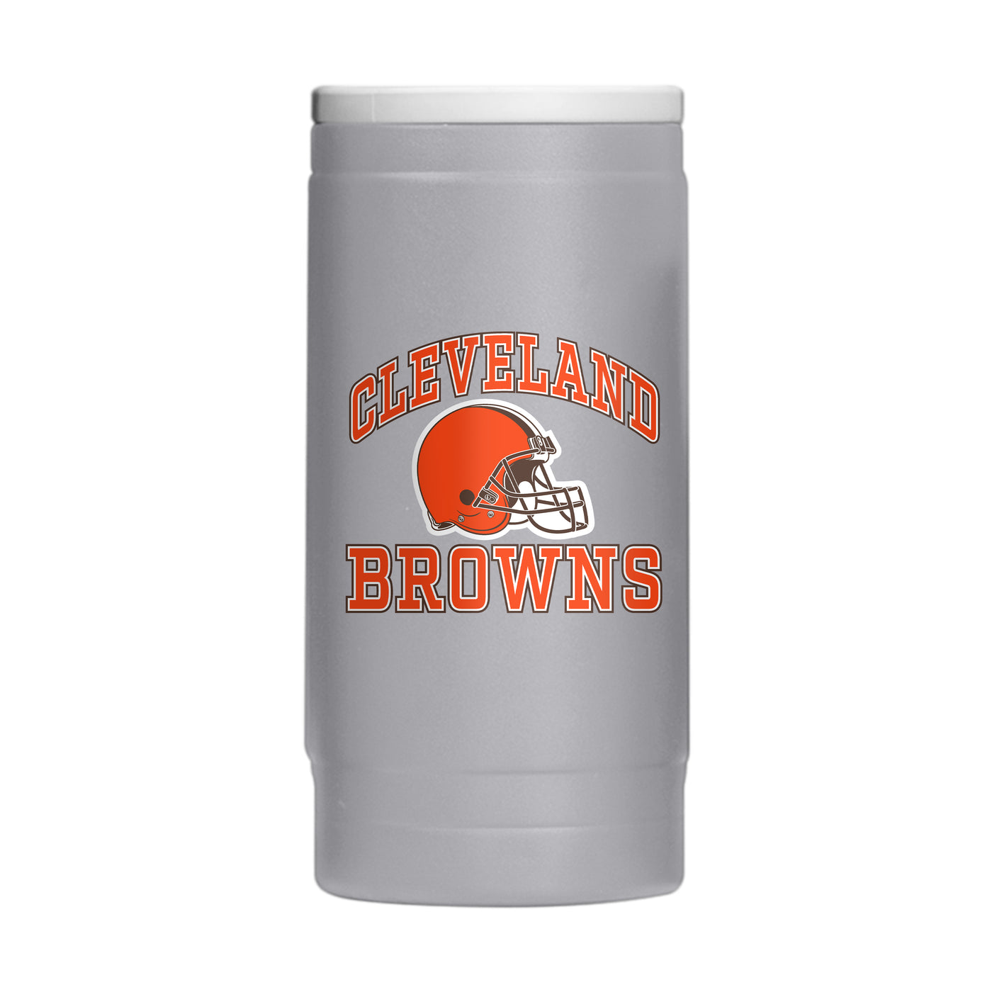 Cleveland Browns 12oz Athletic Powdercoat SlimCan Coolie