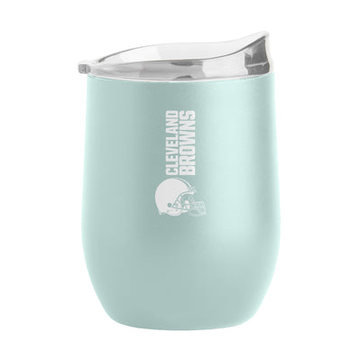 Cleveland Browns 16oz Vertical Powder Coat Curved Beverage
