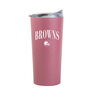 Cleveland Browns 20oz Cinch Berry Powder Coat Tumbler