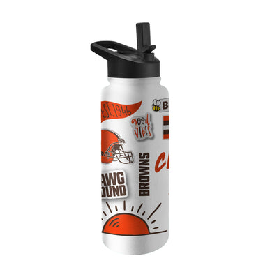 Cleveland Browns 34oz Native Quencher Bottle