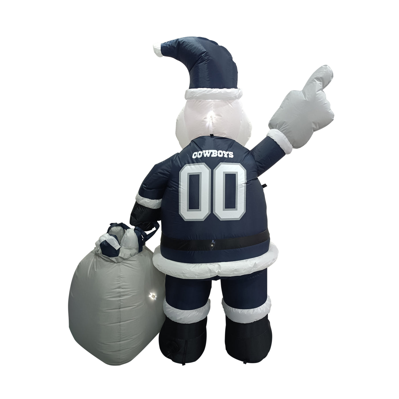 Dallas Cowboys Santa Claus Yard Inflatable - Logo Brands