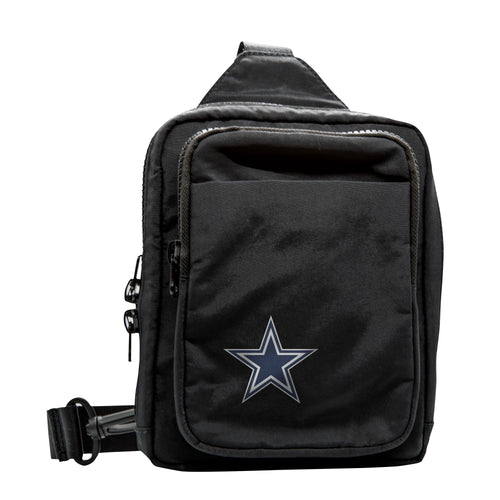 Dallas Cowboys Dash Pack bag by Logo Brands featuring team logo and sporty design, ideal for carrying essentials.