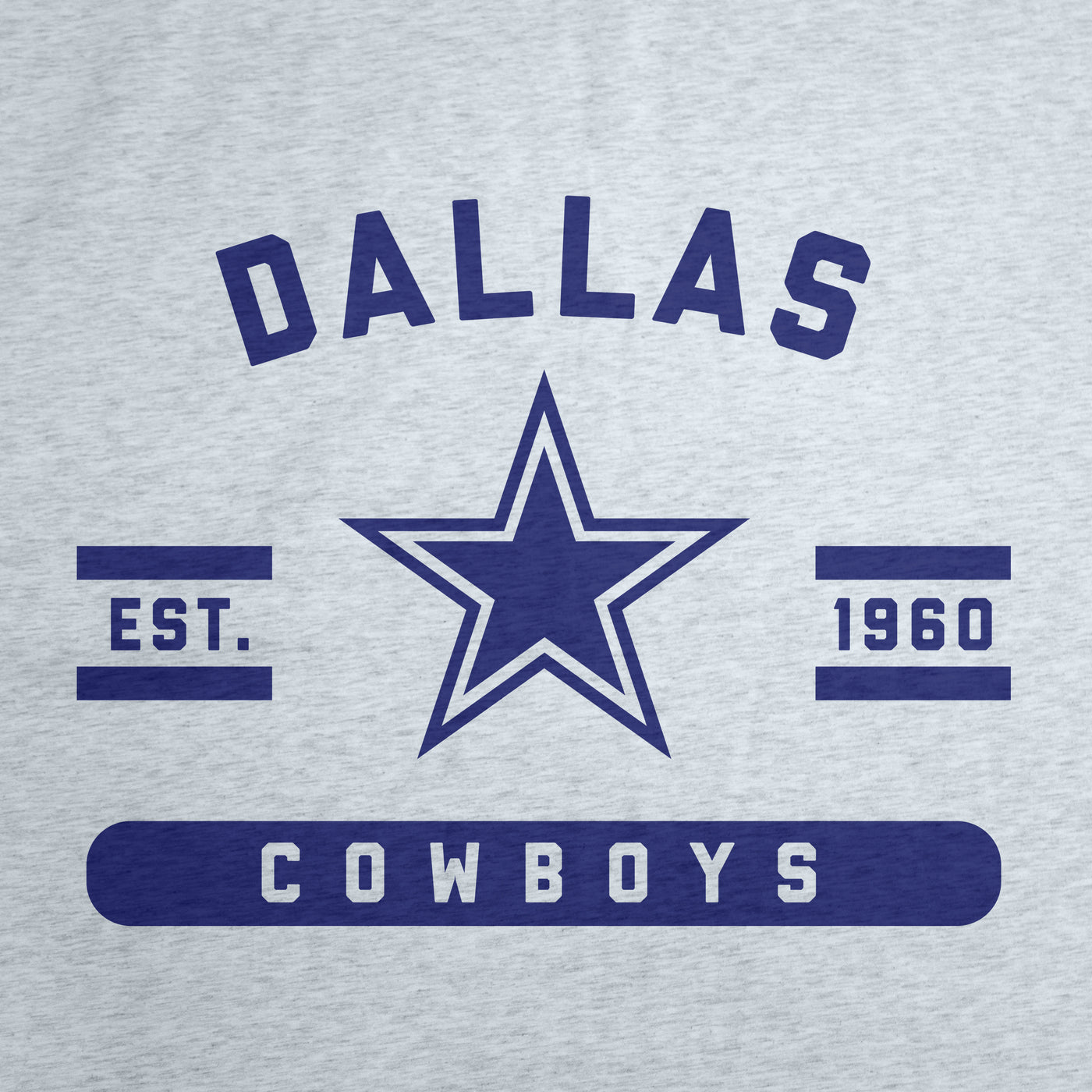 Dallas Cowboys Athletic Gray Sublimated Sweatshirt Blanket