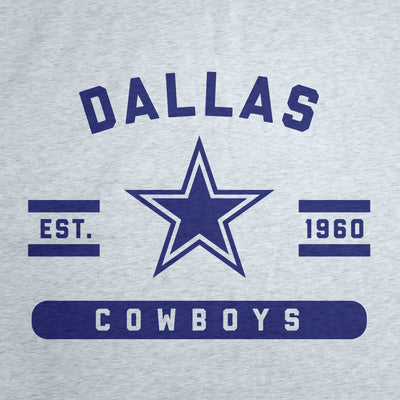 Dallas Cowboys Athletic Gray Sublimated Sweatshirt Blanket