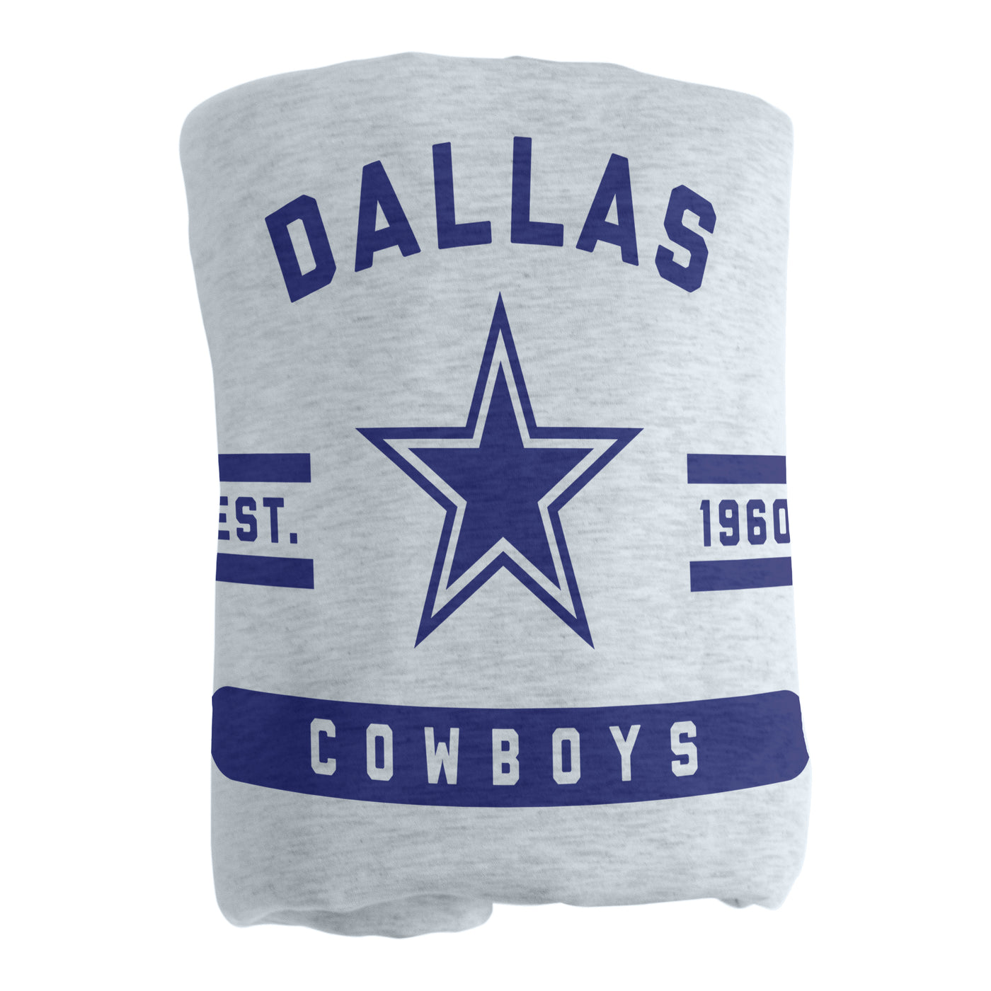 Dallas Cowboys Athletic Gray Sublimated Sweatshirt Blanket