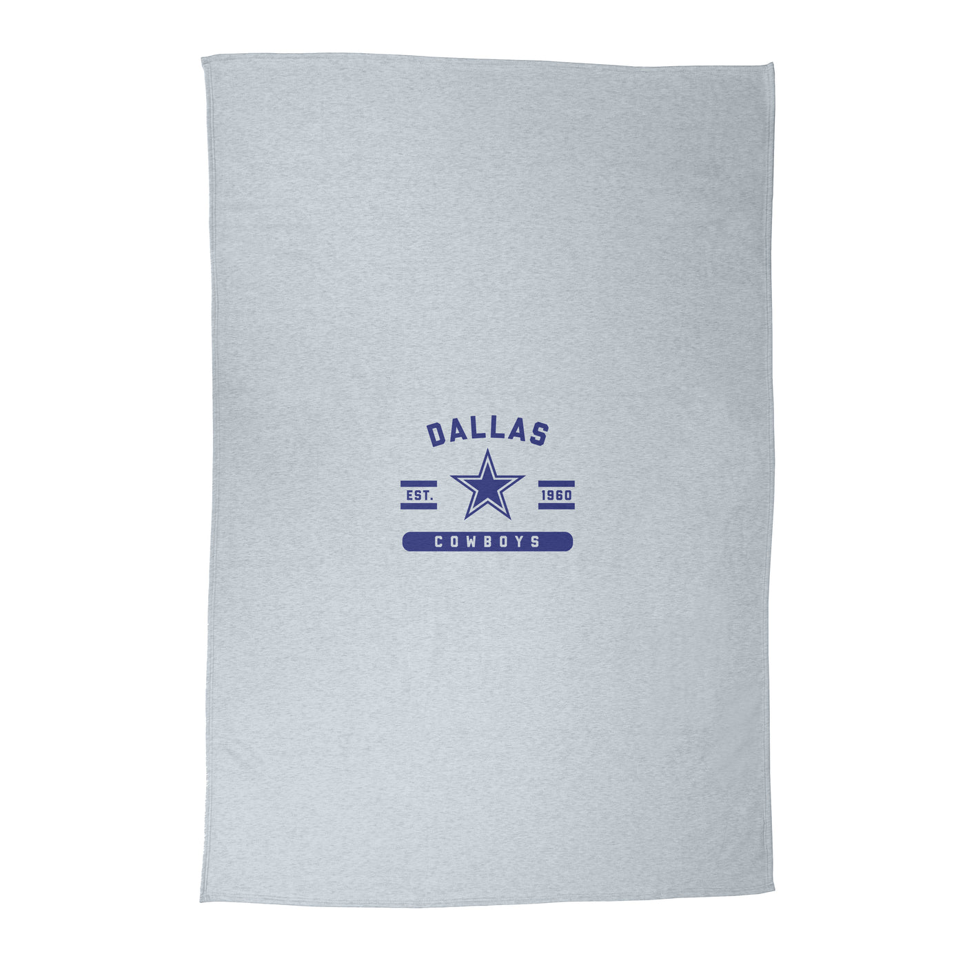 Dallas Cowboys Athletic Gray Sublimated Sweatshirt Blanket