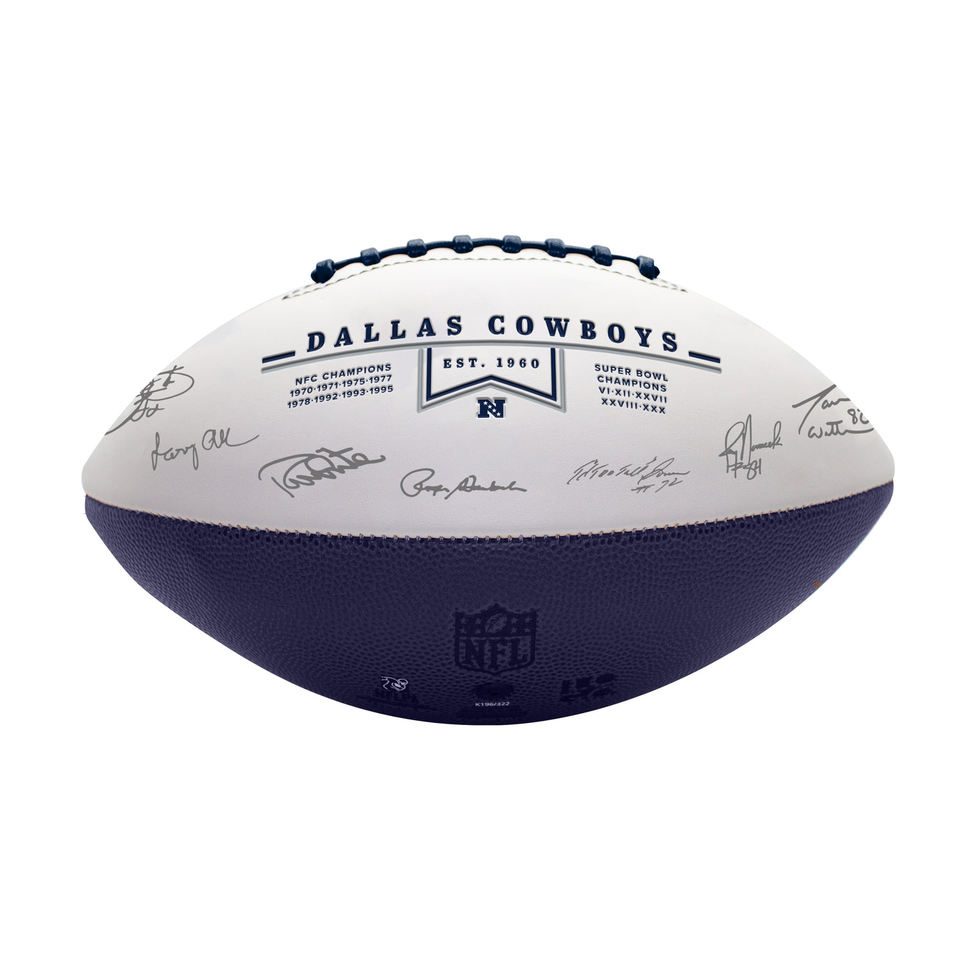 Dallas Cowboys Autograph Signature Football