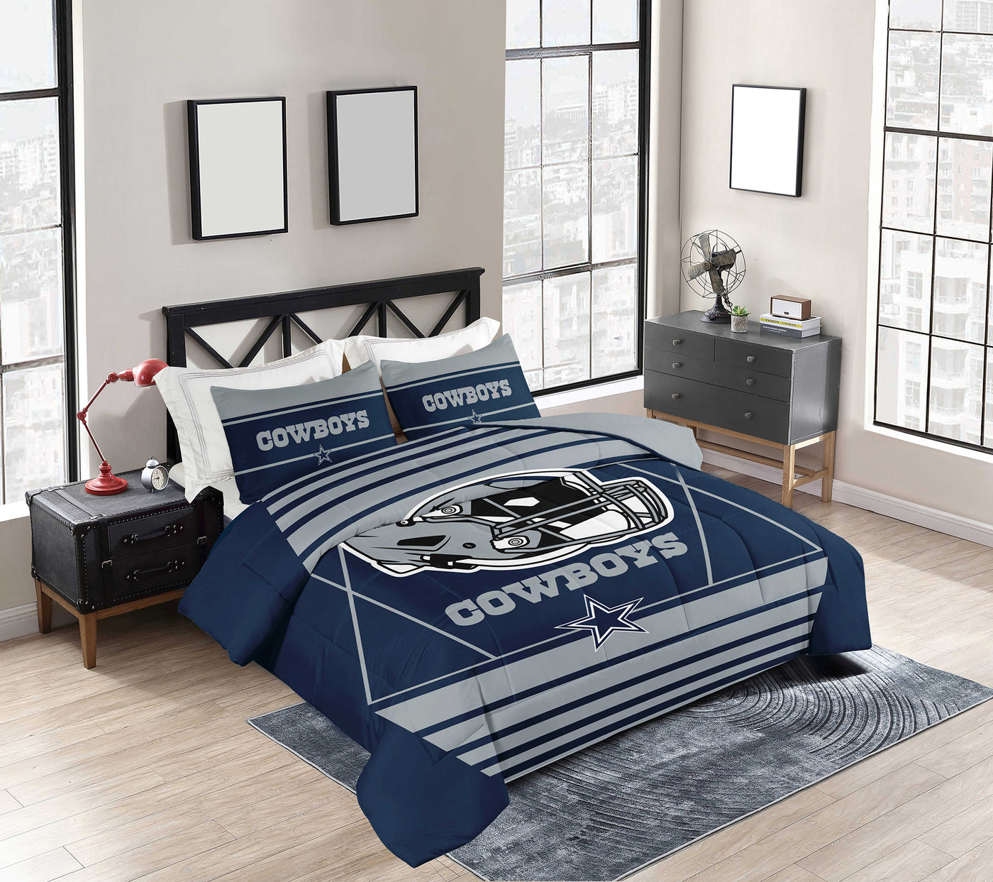 Dallas Cowboys Crosser Comforter Set Full/Queen