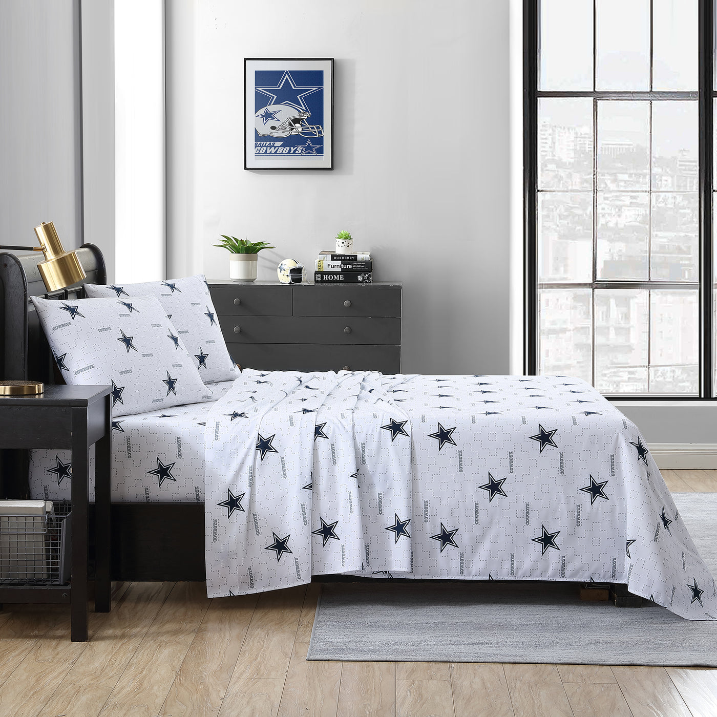 Dallas Cowboys Scatter Sheet Set Full