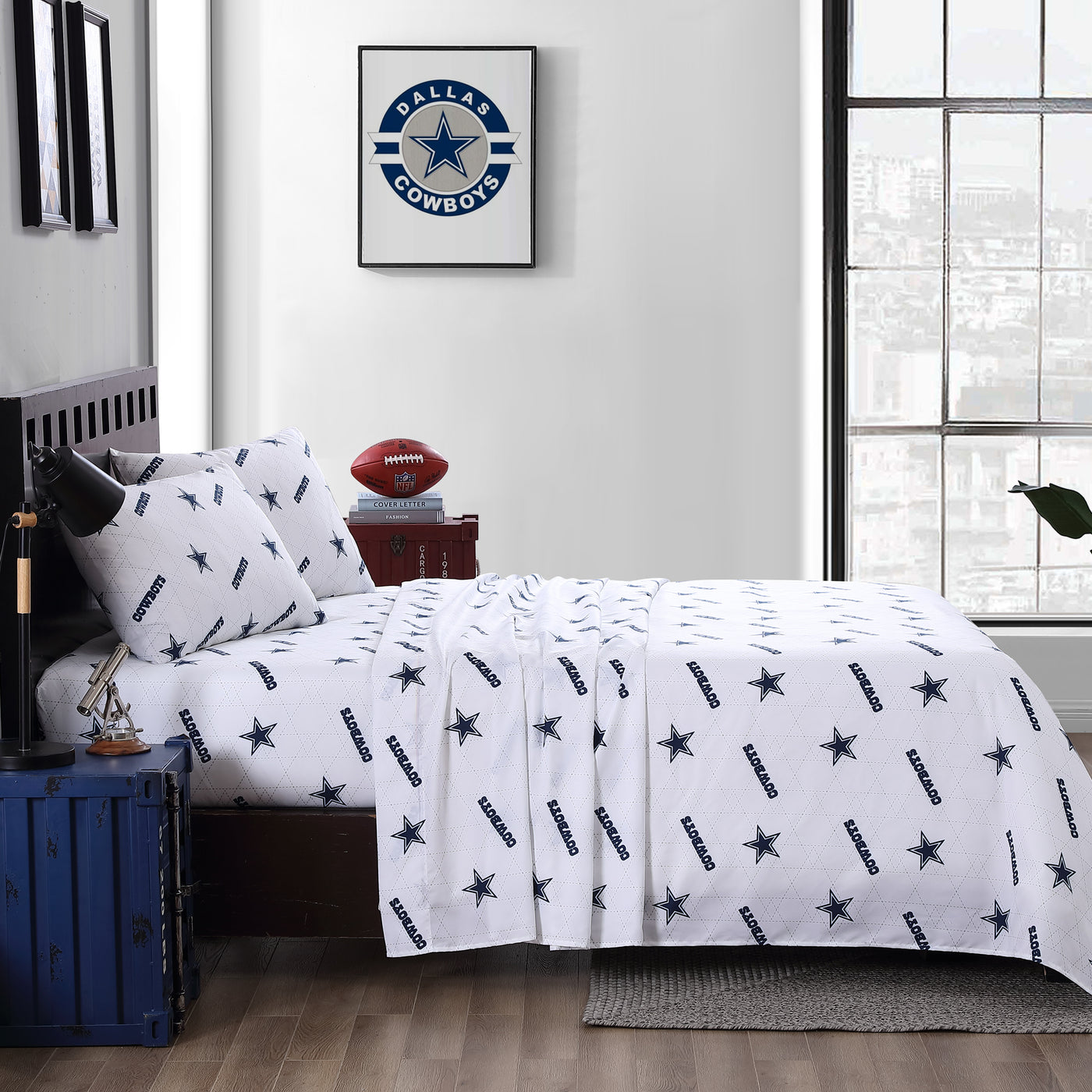 Dallas Cowboys Command Sheet Set Full
