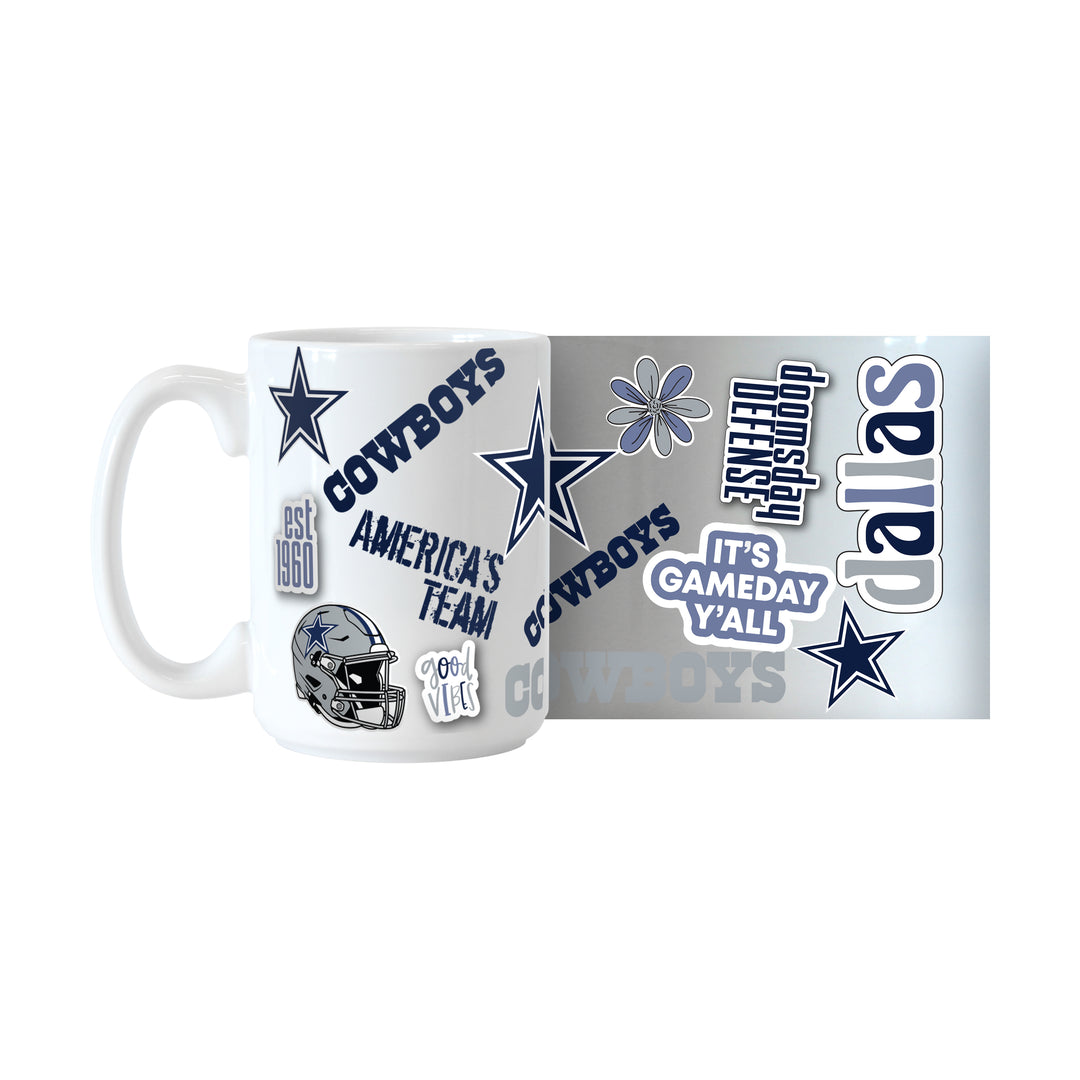 Dallas Cowboys 15oz Native Sublimated Mug | Logo Brands