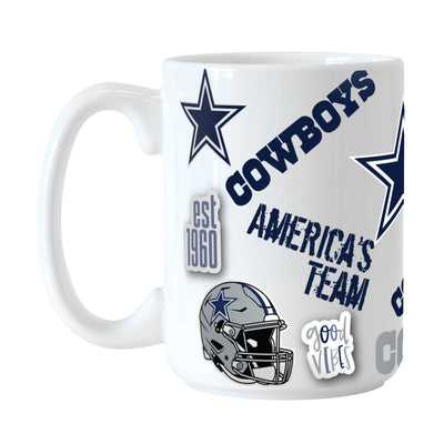 Dallas Cowboys 15oz Native Sublimated Mug - Logo Brands