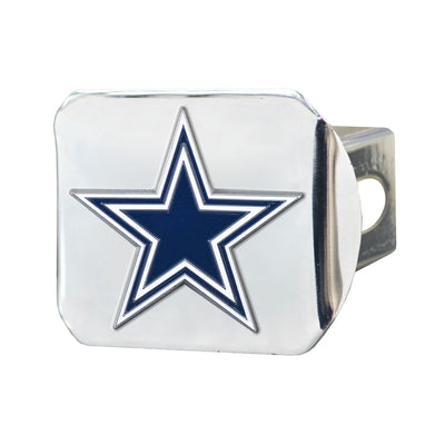 NFL - Dallas Cowboys Color on Chrome Hitch Cover
