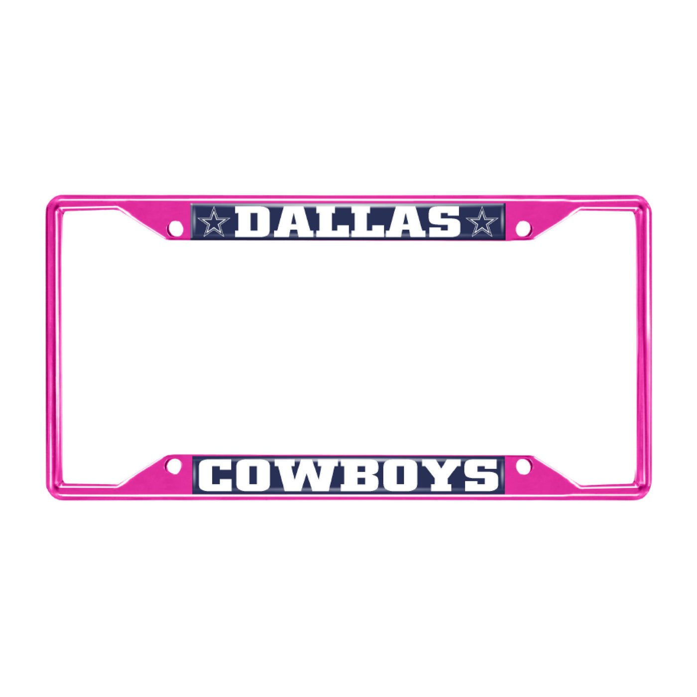 NFL - Dallas Cowboys-Pink License Plate Frame