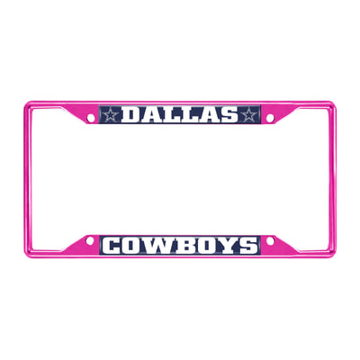 NFL - Dallas Cowboys-Pink License Plate Frame