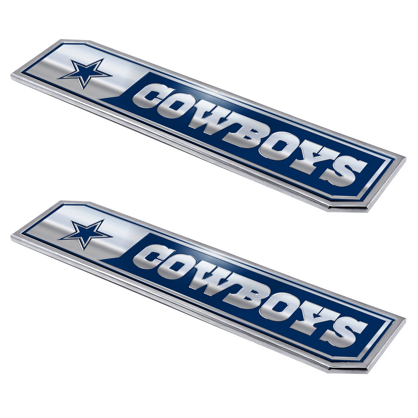 NFL - Dallas Cowboys Embossed Truck Emblem 2-pk