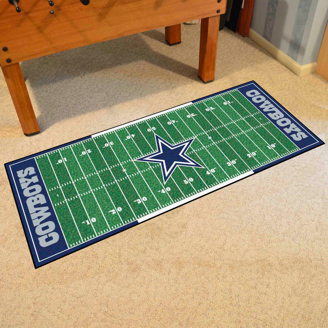 NFL - Dallas Cowboys Football Field Runner | Logo Brands