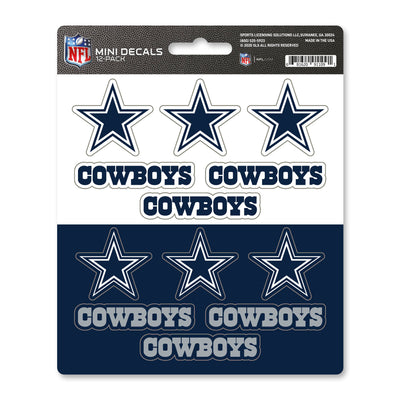 NFL - Dallas Cowboys Mini Decal 12-pk