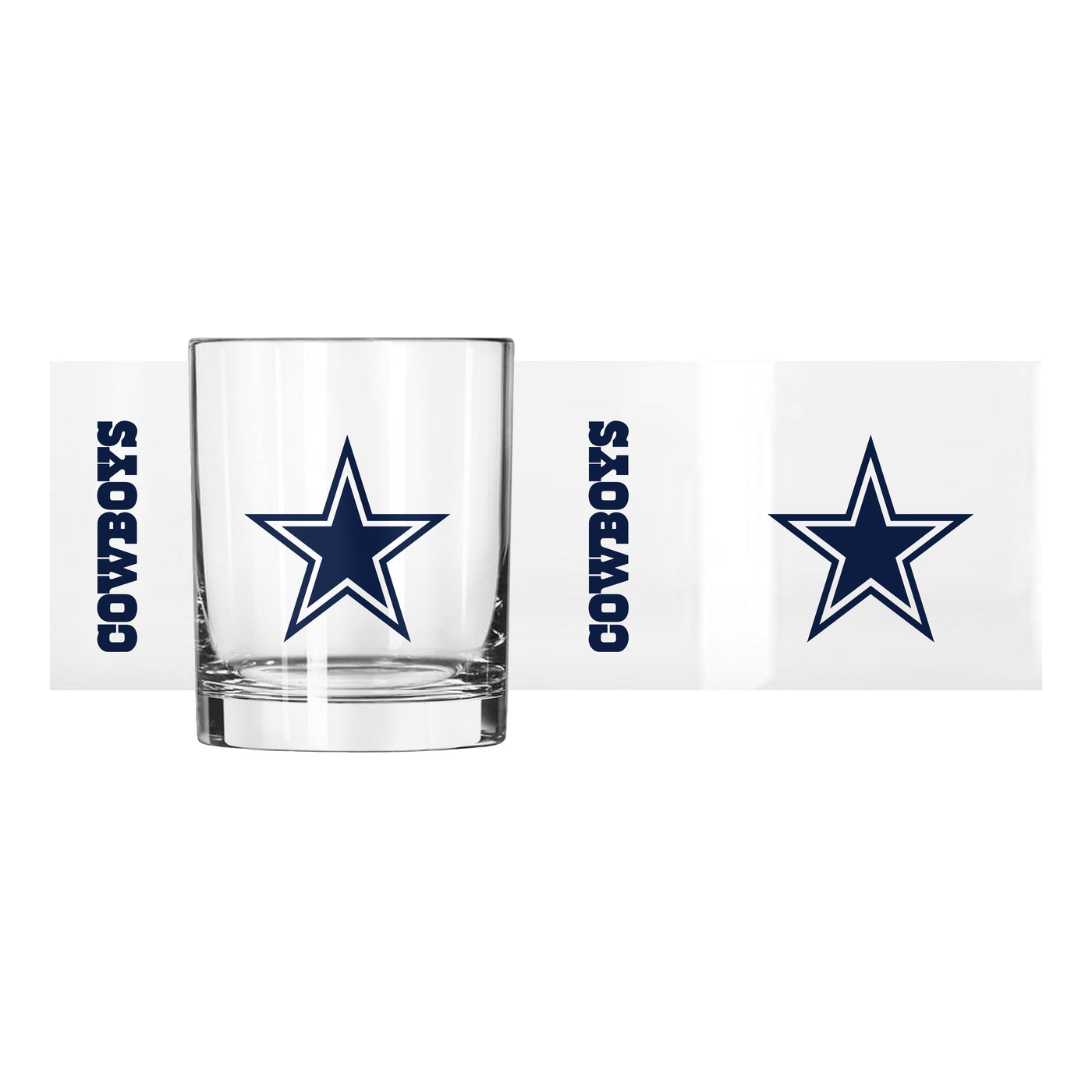 Dallas Cowboys 14oz Gameday Rocks Glass