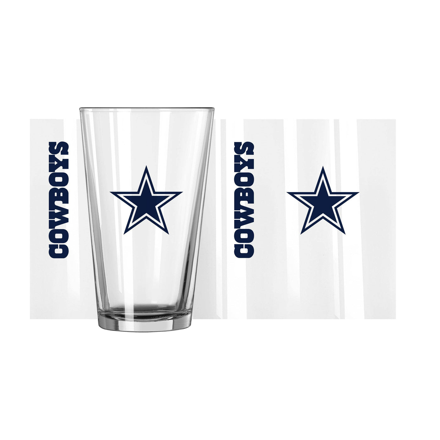 Dallas Cowboys 16oz Gameday Pint Glass - Logo Brands