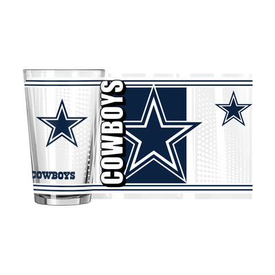 Dallas Cowboys 16oz Hero Pint Glass
