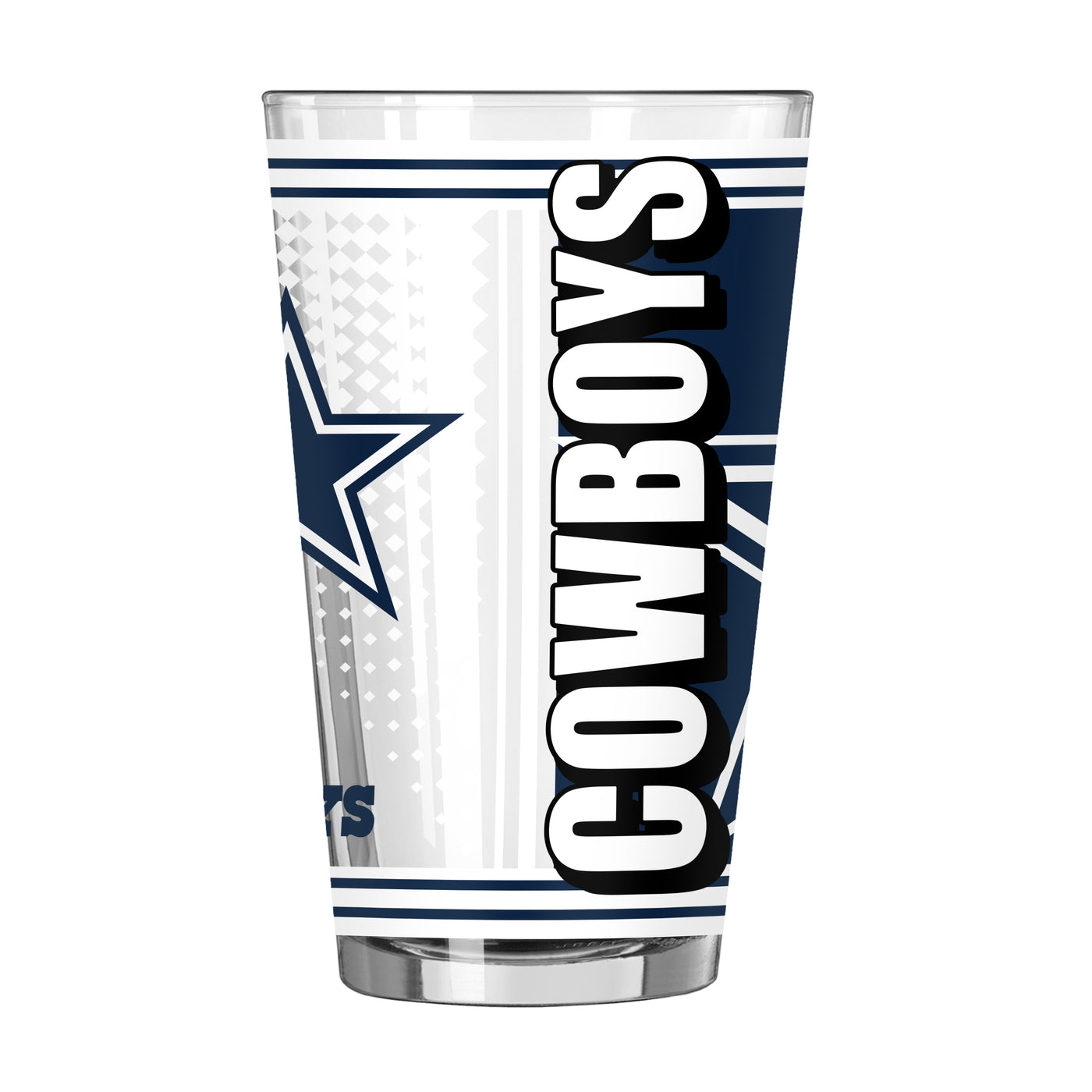 Dallas Cowboys 16oz Hero Pint Glass