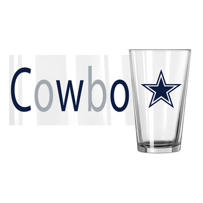 Dallas Cowboys 16oz Overtime Pint Glass
