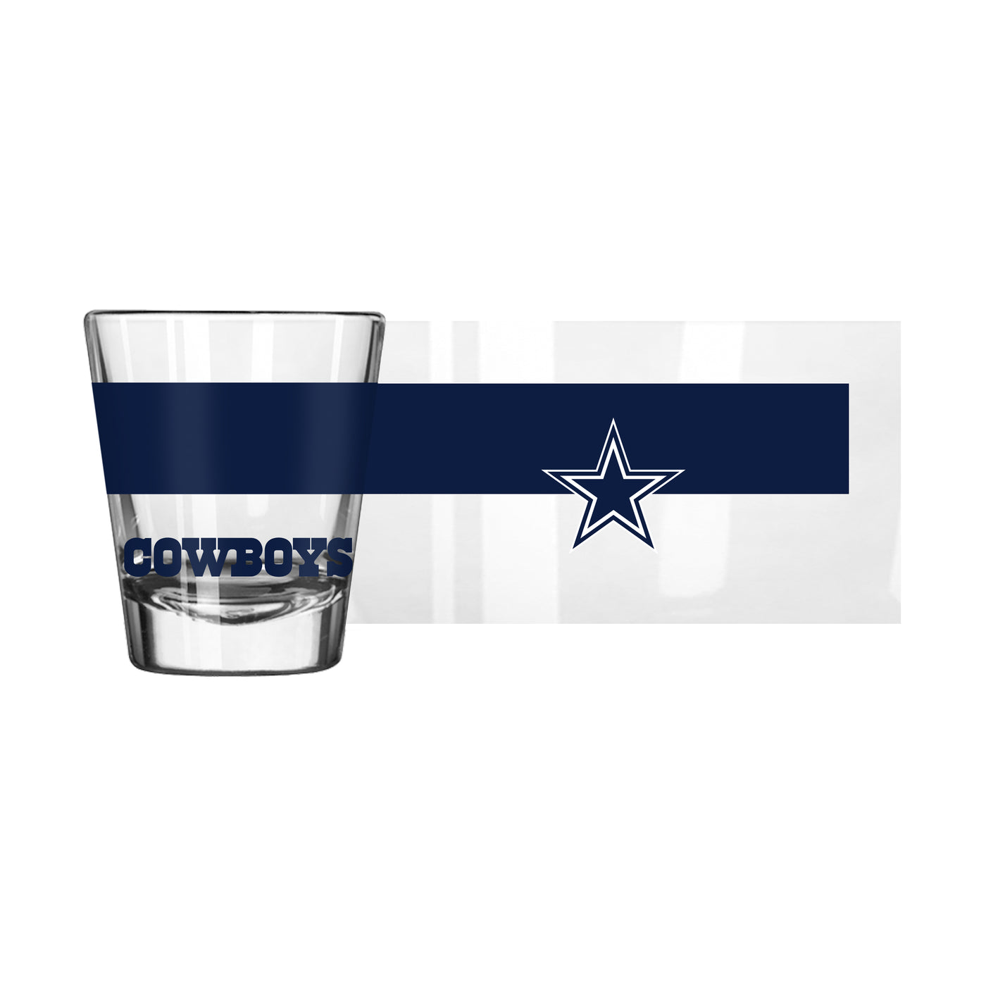 Dallas Cowboys 2oz Colorblock Shot Glass